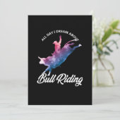 Invitation Cadeau de rodéo de pays de cowboy de monture de ta (Debout devant)