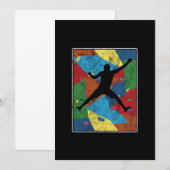 Invitation Cadeau de sport d'escalade sur paroi vintage Bould (Devant / Derrière)