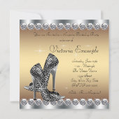 Invitation Cadeau de Surprise de Anniversaire pour Femme Arge (Dos)