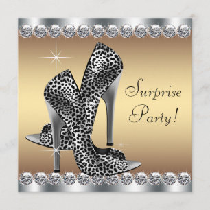 Invitation Cadeau de Surprise de Anniversaire pour Femme Arge