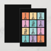 Invitation Cadeau d'échecs | J'Aime Vraiment Les Pièces D'Éch (Devant / Derrière)