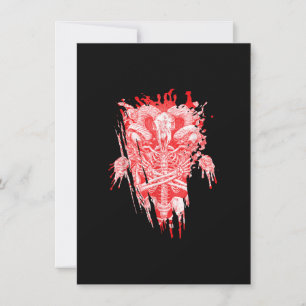 Invitation Cadeau Église de Satan Tous les saluts Chèvre Sata