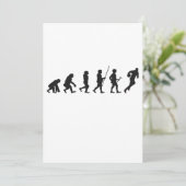 Invitation Cadeau Fantastique d'Évolution Humaine Drôle de Fo (Debout devant)