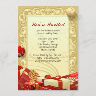 Invitation Cadeau & Ornement 5'' x 7''
