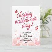 Invitation cadeau parfait pour la Saint-Valentin (Debout devant)