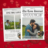 Cadeau personnalisé de couverture de journal pour