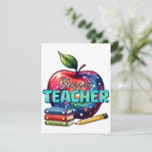 Invitation Cadeau pour Enseignant | Enseignant Bienheureux (Debout devant)