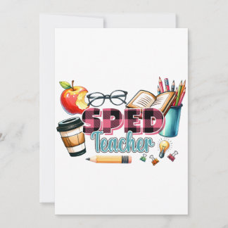 Invitation Cadeau pour Enseignant | Enseignant Spécialisé