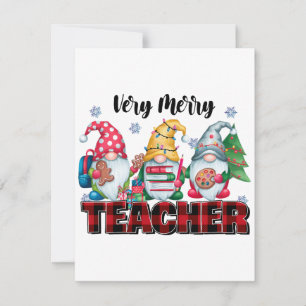 Invitation Cadeau pour Enseignant Enseignant Très Joyeux