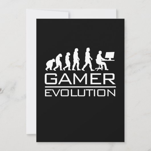 Invitation Cadeau pour joueur | Évolution du joueur (Devant)