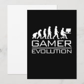Invitation Cadeau pour joueur | Évolution du joueur (Devant / Derrière)