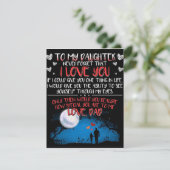 Invitation Cadeau Pour Ma Fille, À Ma Fille Meilleur Cadeau, (Debout devant)