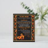 Invitation Cadeau pour ma maman, maman et fils, maman de hock (Debout devant)