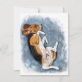 Invitation Cadeau pour ma petite-fille, Cadeau d'anniversaire (Dos)