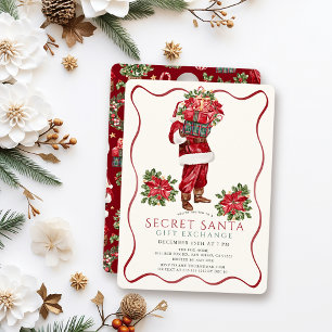 Invitation Cadeaux assortis classiques Fête de Noël