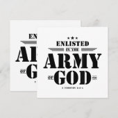 Invitation Cadeaux chrétiens Bible verset biblique Écritures  (Devant / Derrière)