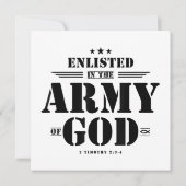 Invitation Cadeaux chrétiens Bible verset biblique Écritures  (Dos)