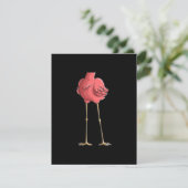 Invitation Cadeaux de costume d'Halloween de flamant rose san (Debout devant)