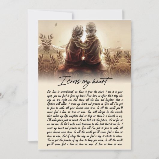 Invitation Cadeaux de couple | Pour mon âme sœur, je croise m (Devant)