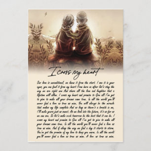 Invitation Cadeaux de couple   Pour mon âme sœur je croise mo