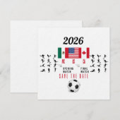 Invitation Cadeaux de football pour les fans (Devant / Derrière)