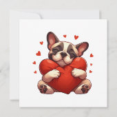 Invitation Cadeaux de la Saint-Valentin Pitbull (Dos)