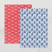 Invitation Cadeaux de Noël Personnalisés | Décorations Person (Devant / Derrière)