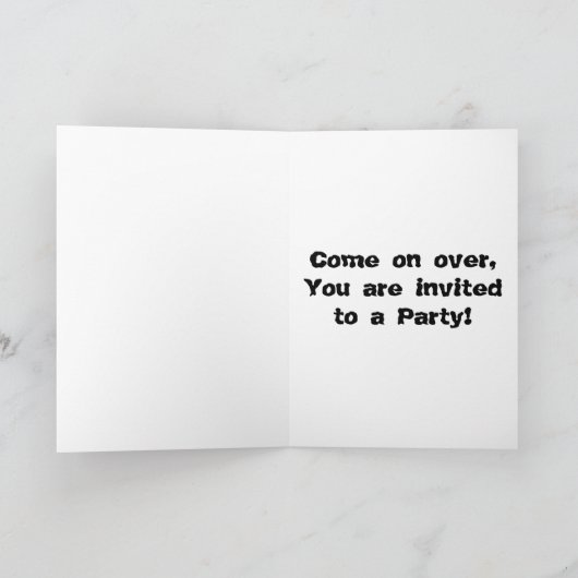 Invitation Cadeaux de porte rustiques (Intérieur)