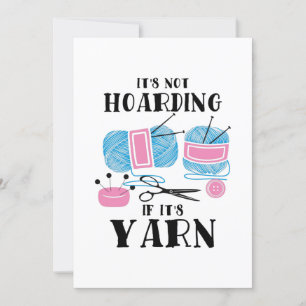 Invitation Cadeaux de tricot au crochet