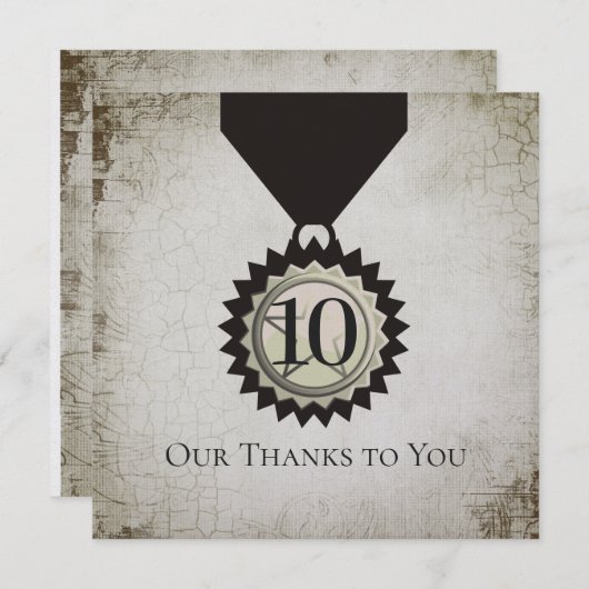 Invitation Cadeaux en pierre d'anniversaire âgés par Faux des (Devant / Derrière)