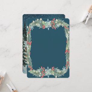 Invitation Cadeaux personnalisés de Noël magiques et chaleure