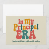 Invitation Cadeaux principaux dans mon ère principale Retour  (Devant / Derrière)