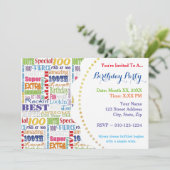 Invitation Cadeaux Uniques Et Spéciaux 100e Fête Anniversaire (Debout devant)