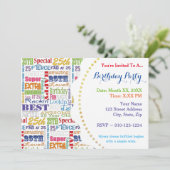 Invitation Cadeaux Uniques Et Spéciaux De Fête Du 25E Anniver (Debout devant)