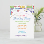 Invitation Cadeaux Uniques Et Spéciaux De Fête Du 65E Anniver (Debout devant)