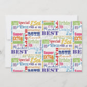 Invitation Cadeaux Uniques Et Spéciaux De Fête Du 85E Anniver (Dos)