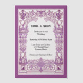 Invitation cadre antique (Recto)