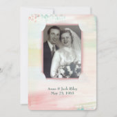 Invitation cadre aquarelle pour le renouvellement du voeu mar (Devant)