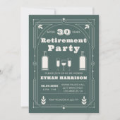 Invitation Cadre Art déco (Devant)