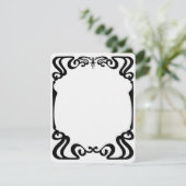 Invitation Cadre Art nouveau (Debout devant)