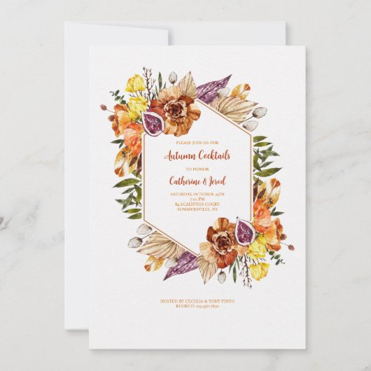 Invitation Cadre Boho (Devant)