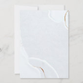 Invitation Cadre chic rubis élégant pour les 40 ans d'anniver (Dos)