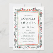 Invitation Cadre de couples pour Baby Shower de Noël Winterbe (Devant)