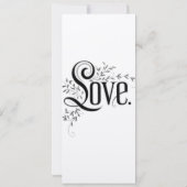 Invitation Cadre de fleurs bordure (Dos)