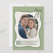 Invitation Cadre de gribouillis dessiné à la main Arc Sage Hi (Dos)