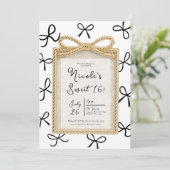 Invitation Cadre de la corneille d'or & Petites vaches noires (Debout devant)