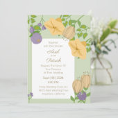 Invitation Cadre de mariage printanier (Debout devant)