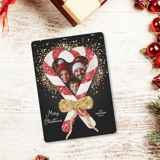 Invitation Cadre de Sucre de canne de Parties scintillant uni