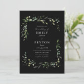 Invitation Cadre de verdure (Debout devant)