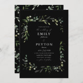 Invitation Cadre de verdure (Devant / Derrière)